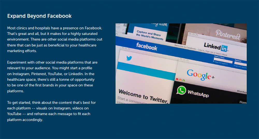 how to market your clinic through social media